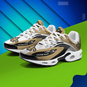 new orleans saints custom air running shoes, new orleans saints merch