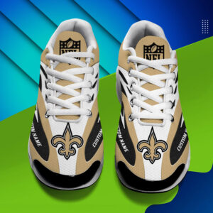 new orleans saints custom air running shoes, new orleans saints merch