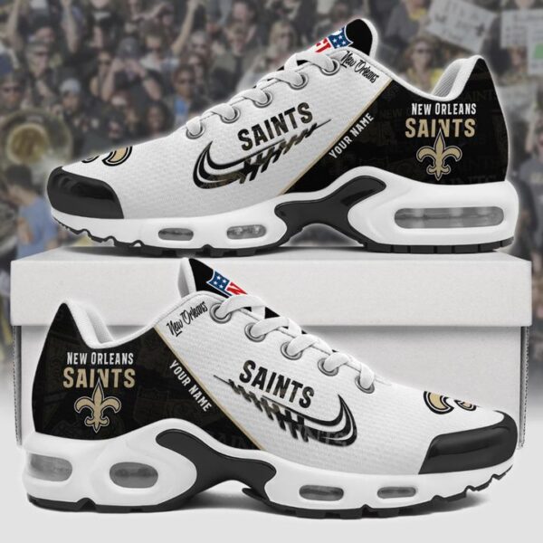 new orleans saints custom air running shoes, new orleans saints merchandise