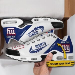 new york giants custom air running shoes, giants gifts