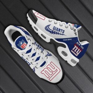 new york giants custom air running shoes, giants gifts