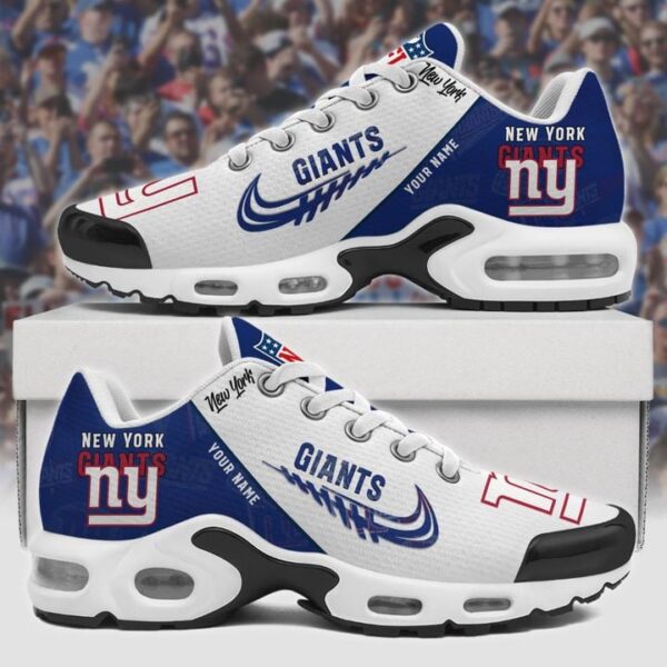 new york giants custom air running shoes, giants gifts