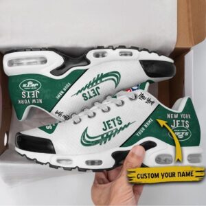 new york jets custom air running shoes , jets team gifts