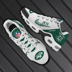 new york jets custom air running shoes , jets team gifts