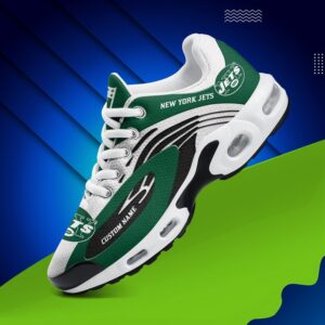 new york jets custom air running shoes, jets team gifts