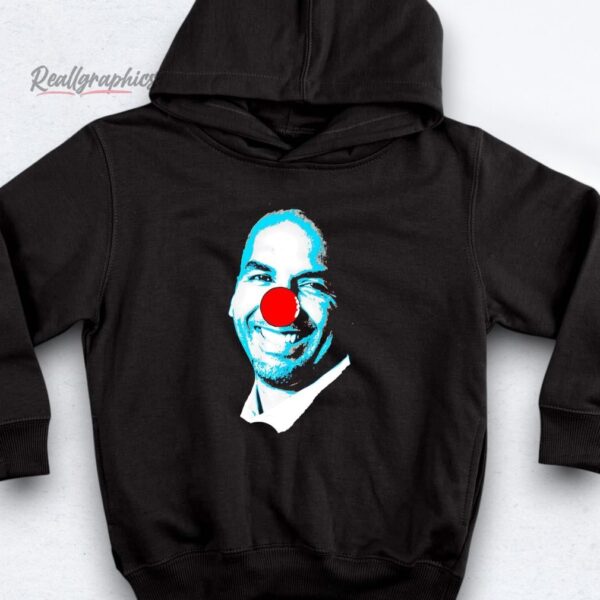nico harrison clown smile shirt