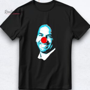 nico harrison clown smile shirt