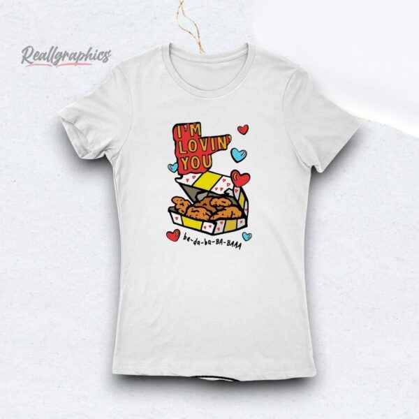 nugget i'm loving you hearts shirt