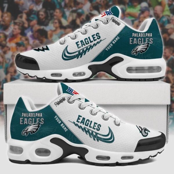 philadelphia eagles custom air running shoes, eagles merchandise