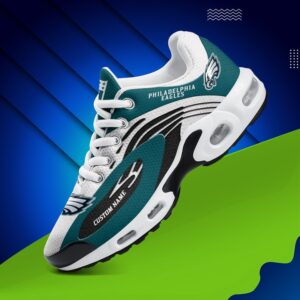 philadelphia eagles custom air running shoes, philadelphia eagles gifts for fans