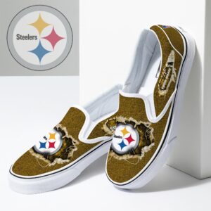 pittsburgh steelers slip on shoes, pittsburgh steelers gear