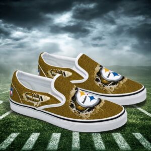 pittsburgh steelers slip on shoes, pittsburgh steelers gear
