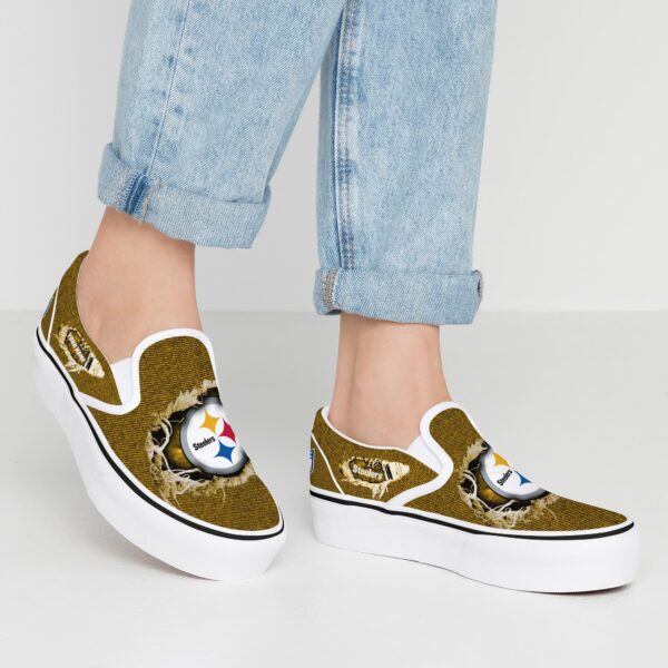 pittsburgh steelers slip on shoes, pittsburgh steelers gear