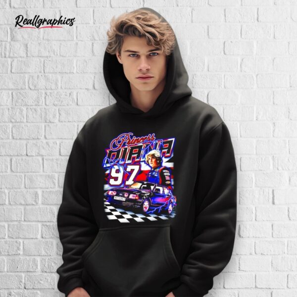 princess diana racing graphic shirt