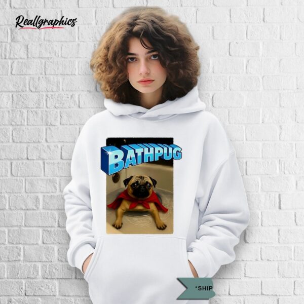 pug superhero bathpug shirt