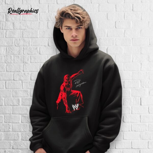 rey mysterio wrestler portrait shirt