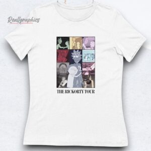 rick and morty the rickorty tour shirt