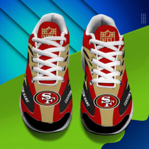 san francisco 49ers custom air running shoes, 49ers team gifts