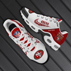san francisco 49ers custom air running shoes, san francisco 49ers merch