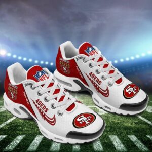 san francisco 49ers custom air running shoes, san francisco 49ers merch