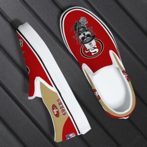 san francisco 49ers slip on shoes, san francisco 49ers merchandise