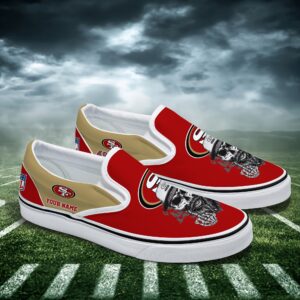 san francisco 49ers slip on shoes, san francisco 49ers merchandise