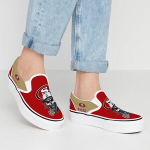 san francisco 49ers slip on shoes, san francisco 49ers merchandise