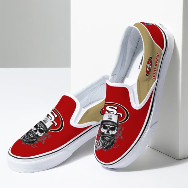san francisco 49ers slip on shoes, san francisco 49ers merchandise