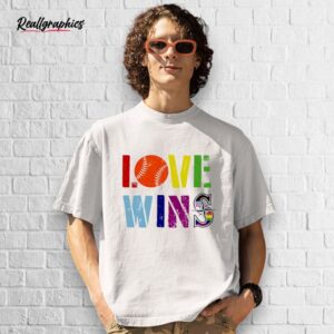 seattle mariners love wins pride month logo shirt