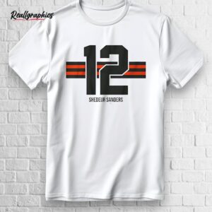 shedeur sanders browns player name number stripe shirt
