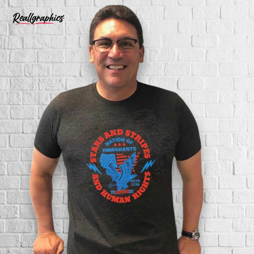 Stars Stripes Human Rights Us Nation Of Immigrants Est 1776 Shirt Stars Stripes Human Rights Us Nation Of Immigrants Est 1776 Shirt