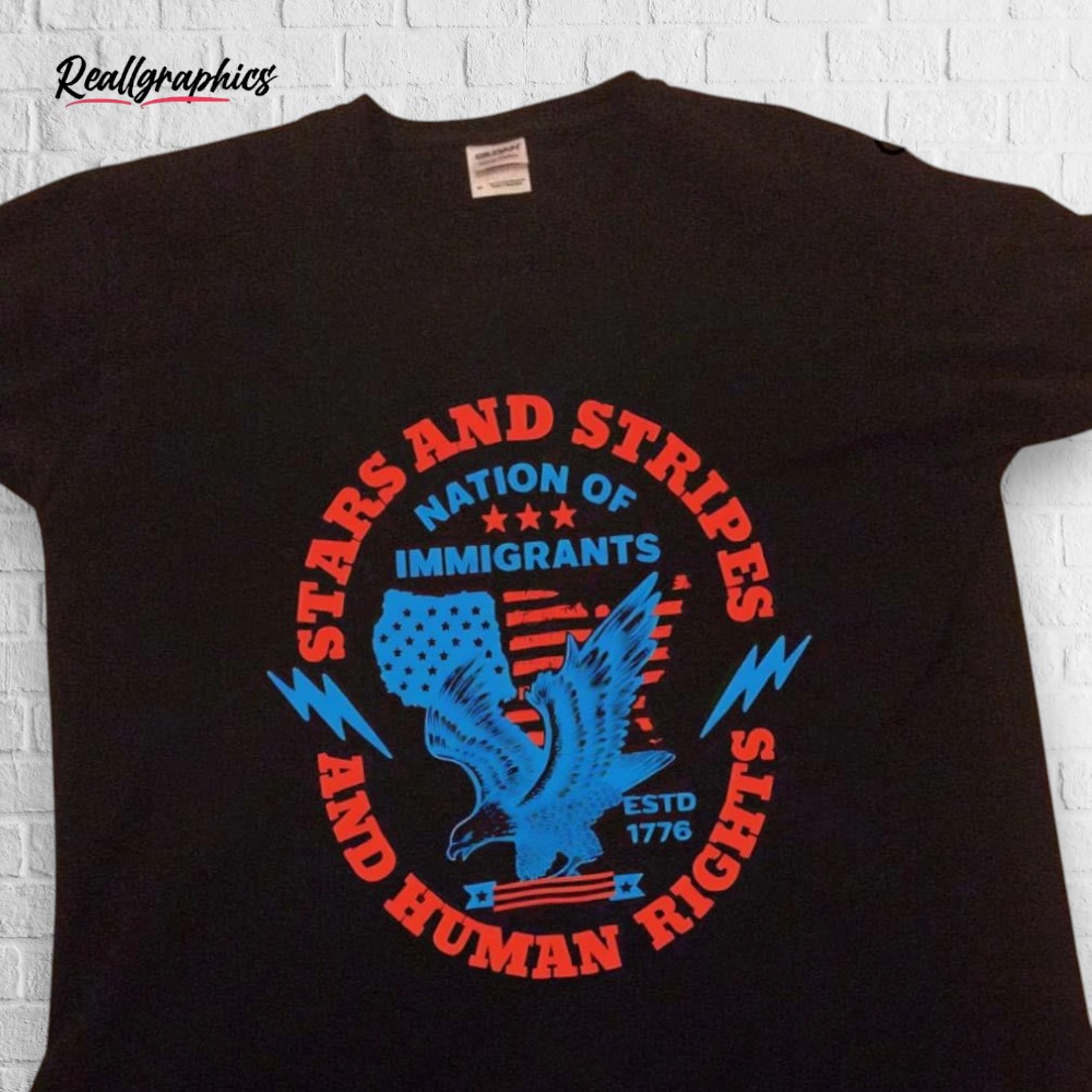 stars-stripes-human-rights-us-nation-of-immigrants-est-1776-shirt-5_jisjpd Stars Stripes Human Rights Us Nation Of Immigrants Est 1776 Shirt