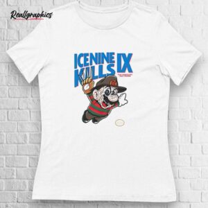 Super Mario Freddy Krueger Ice Nine Kills Ix The American Nightmare Shirt