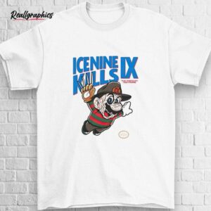 Super Mario Freddy Krueger Ice Nine Kills Ix The American Nightmare Shirt