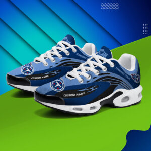 tennessee titans custom air running shoes, tennessee titans gear