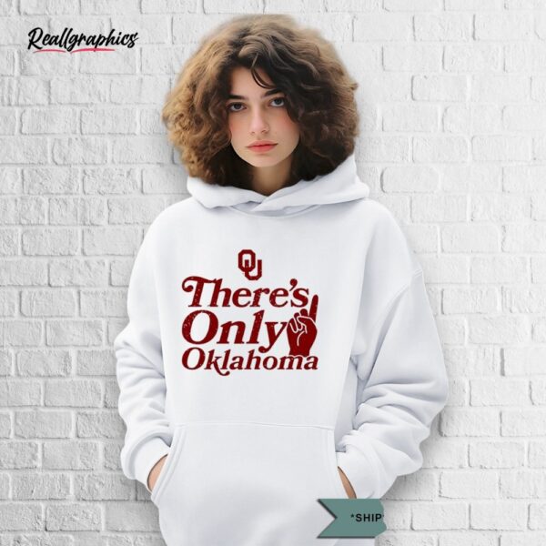 there's only oklahoma oklahoma sooners logo shirt