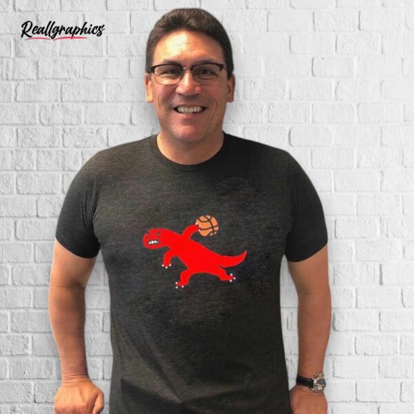 toronto raptors lizard dribbling shirt