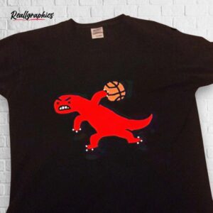 toronto raptors lizard dribbling shirt