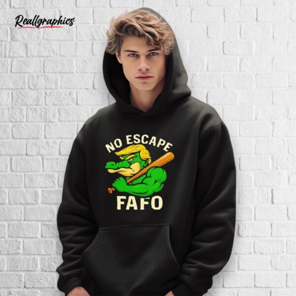 trump alligator alcatraz no escape fafo shirt