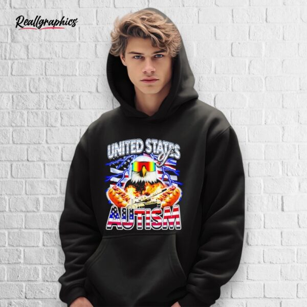 united states of autism usa flag shirt