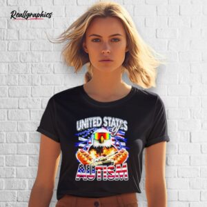 united states of autism usa flag shirt