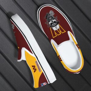 washington commanders slip on shoes, commanders merch