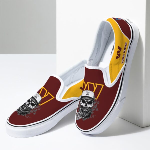 washington commanders slip on shoes, commanders merch