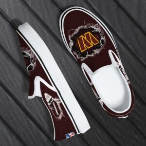 washington commanders slip on shoes, washington commanders fan gears