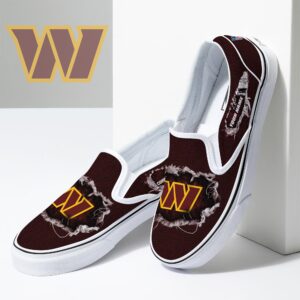 washington commanders slip on shoes, washington commanders fan gears