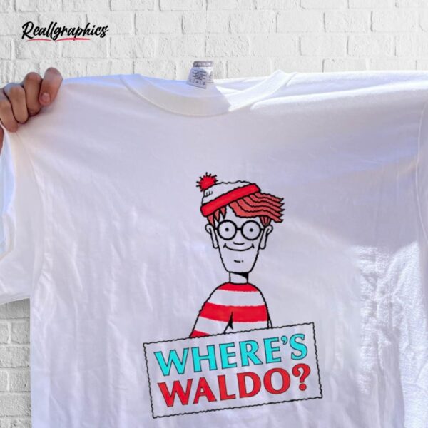 where's waldo book character red and white shirt