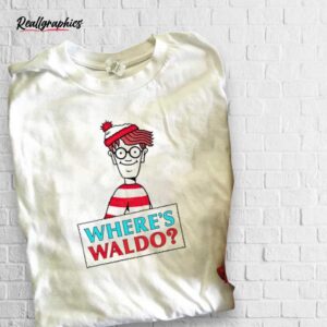 where's waldo book character red and white shirt