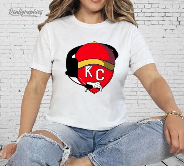 Andy Reid Kansas City Chiefs Coach Mustache Heart Shirt