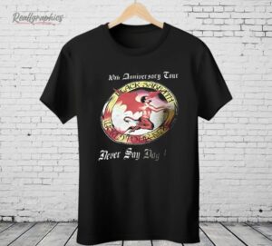 Black Sabbath World Tour 1978 10th Anniversary Never Say Day Shirt
