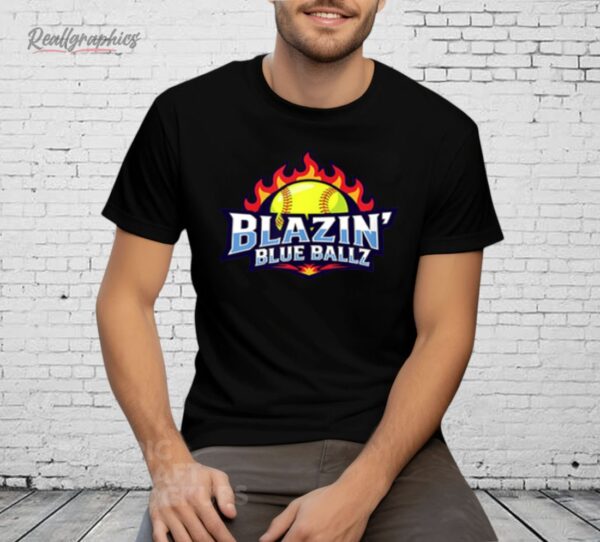Blazin’ Blue Ballz Softball Shirt